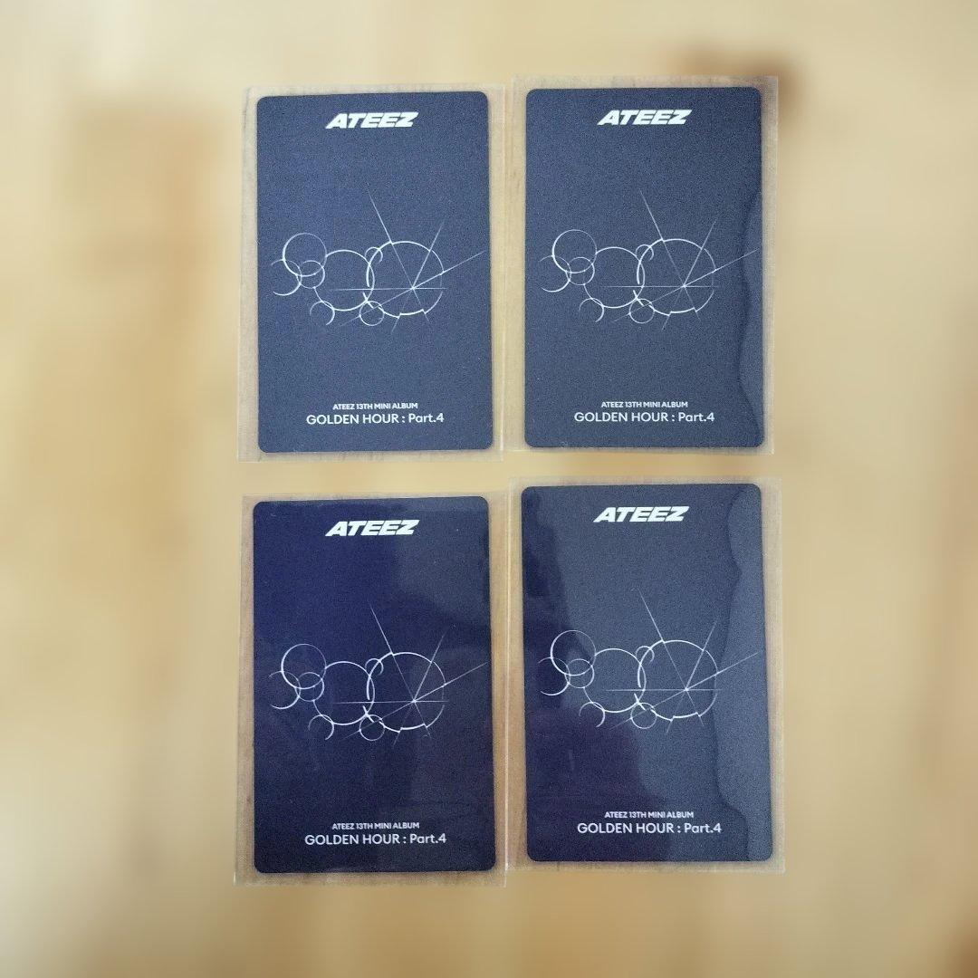 ATEEZ TOKTOQ KQ ユニット トレカ4枚セット【コンプリート】