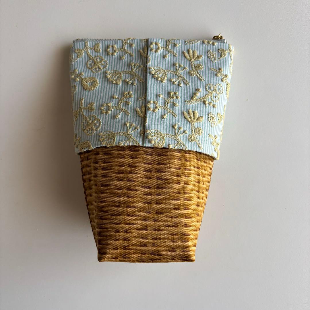 ミナペルホネン　ハンドメイド　ポーチ　ペンケース　C&S