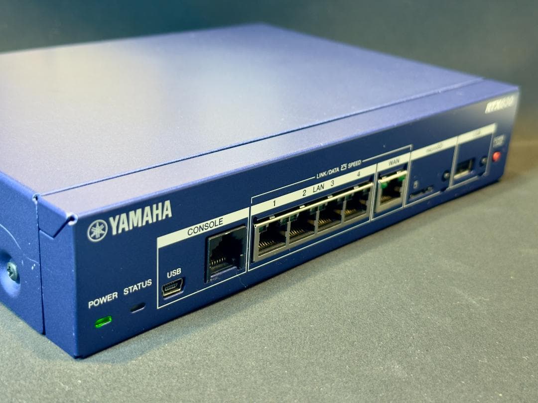 YAMAHA RTX830 ギガアクセス VPN ルーター