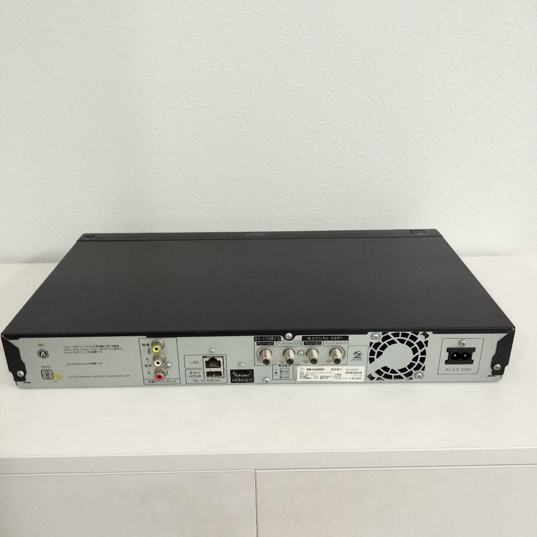 SHARP ブルーレイレコーダー BD-S570 リモコン付き