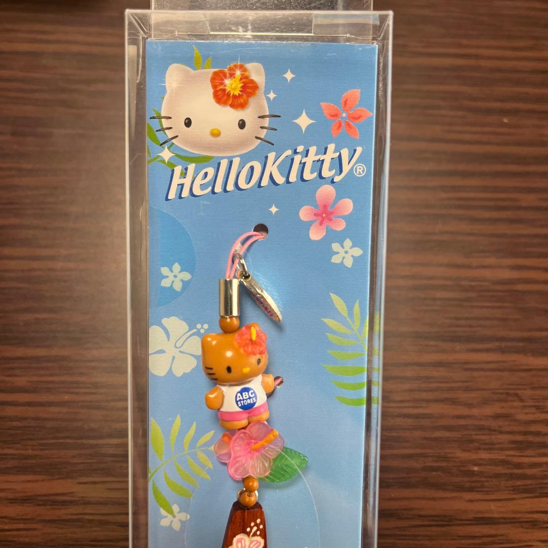 ハローキティ　ハワイ限定　ストラップ　ABCストア　ご当地キティ