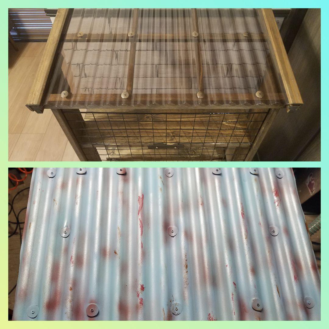 オーダー制作...屋根付き3段ラック(組立式)