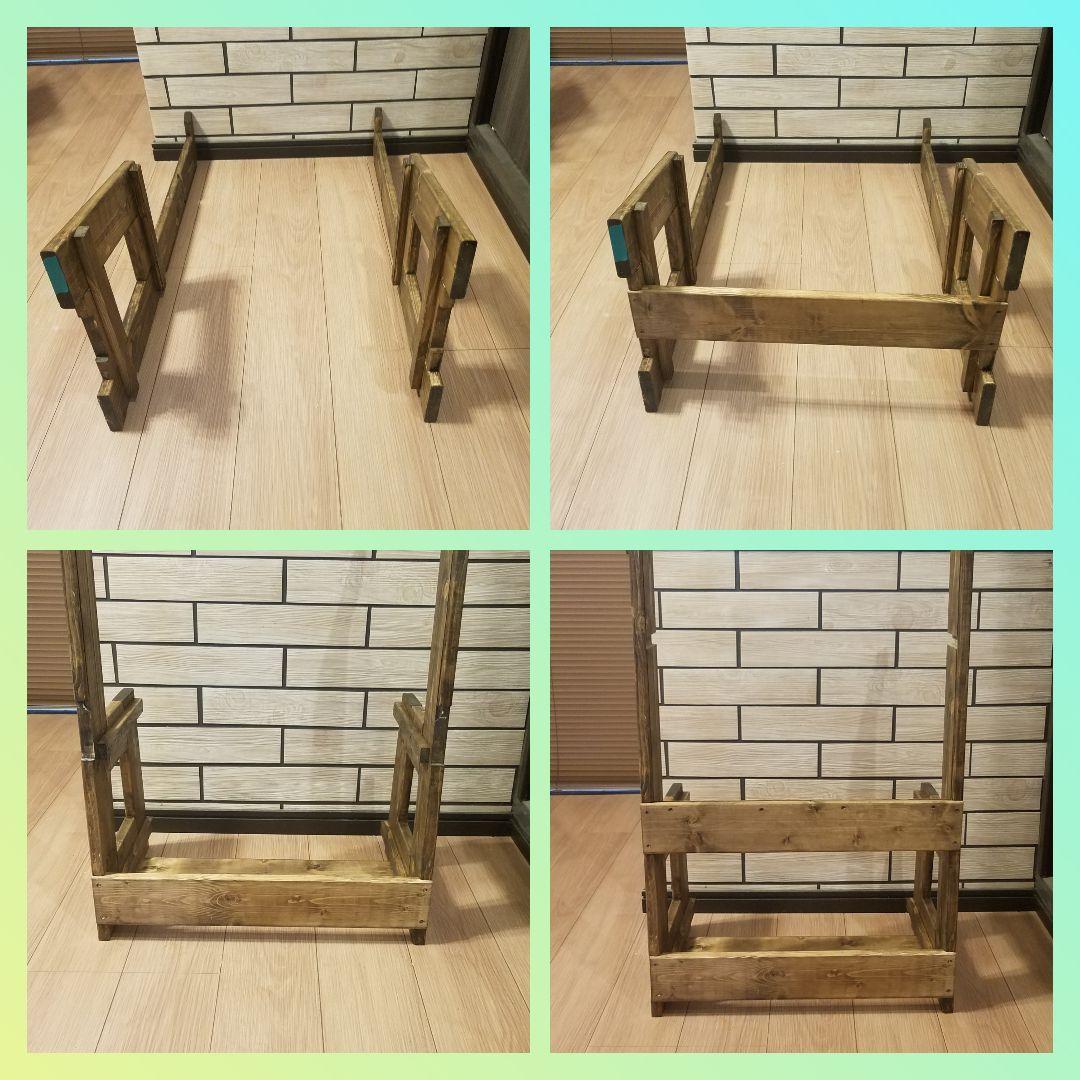 オーダー制作...屋根付き3段ラック(組立式)