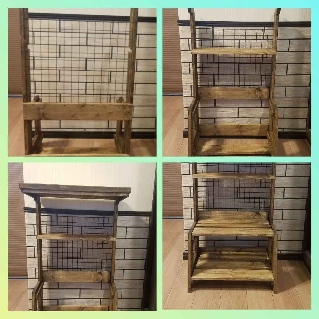 オーダー制作...屋根付き3段ラック(組立式)