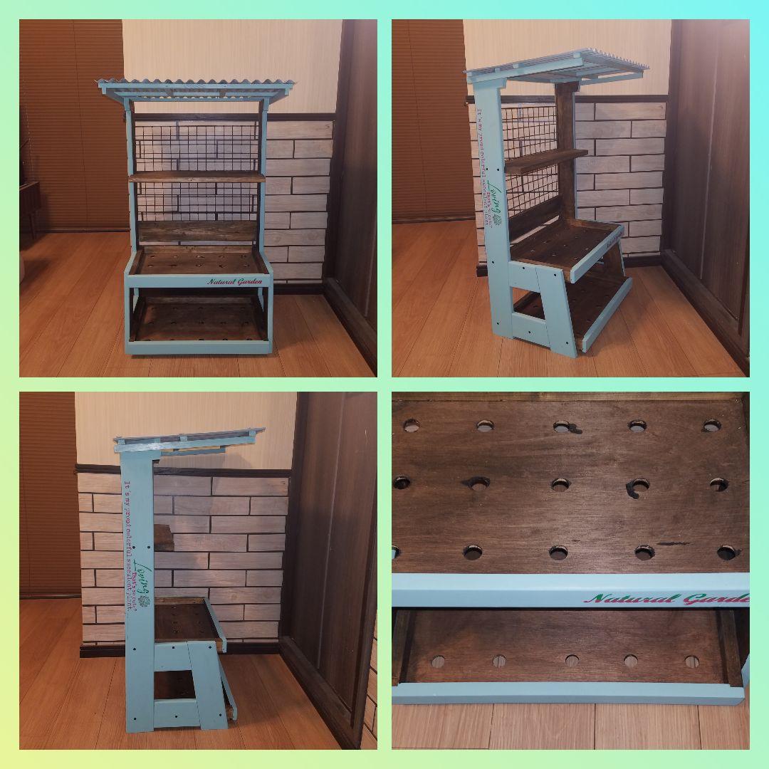 オーダー制作...屋根付き3段ラック(組立式)