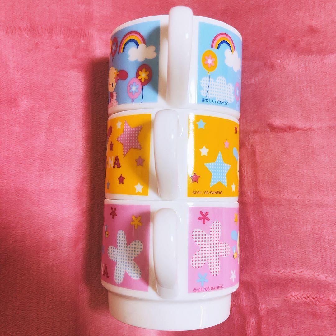希少レア　ウサハナ　スタッキングマグ　ハチ　2003年製 サンリオ　平成レトロ