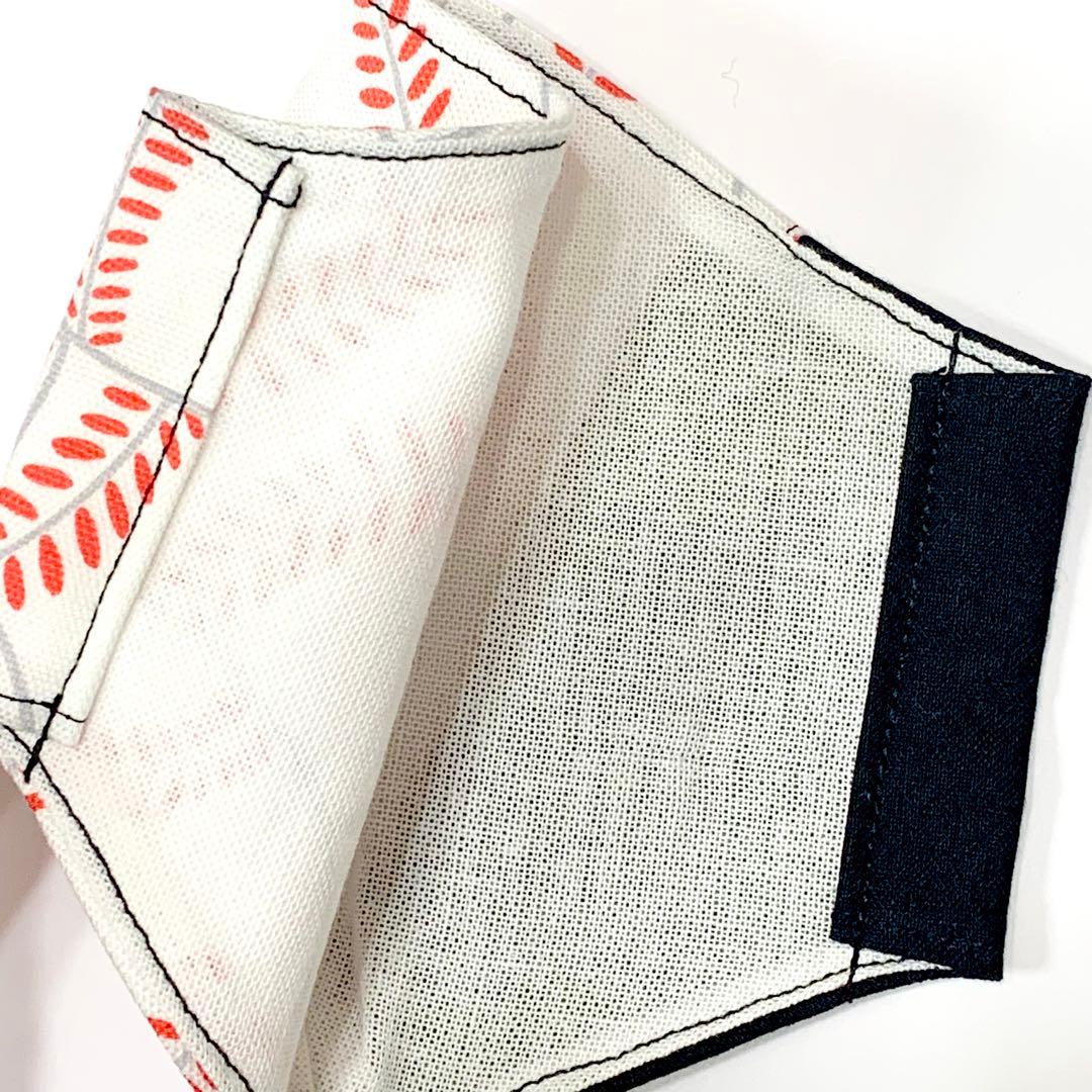 No.545 オーダーマスク　野球　ボール　野球×黒地　ハンドメイド