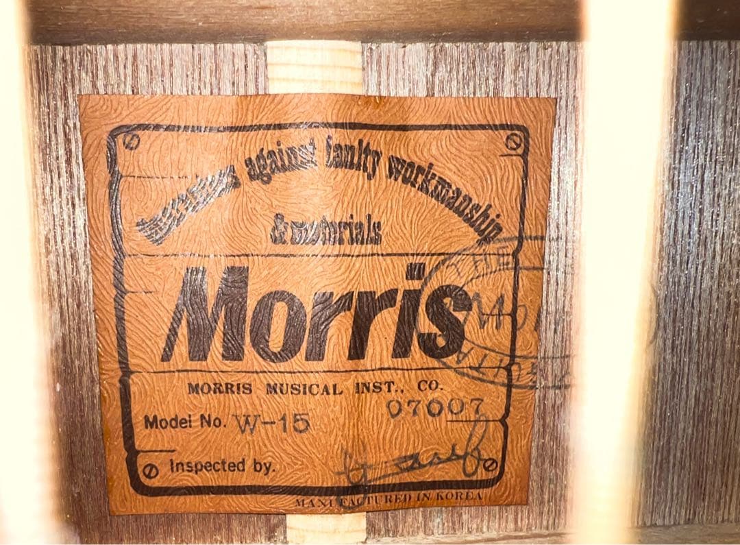 MORRIS W-15 アコースティック ギターGuitar