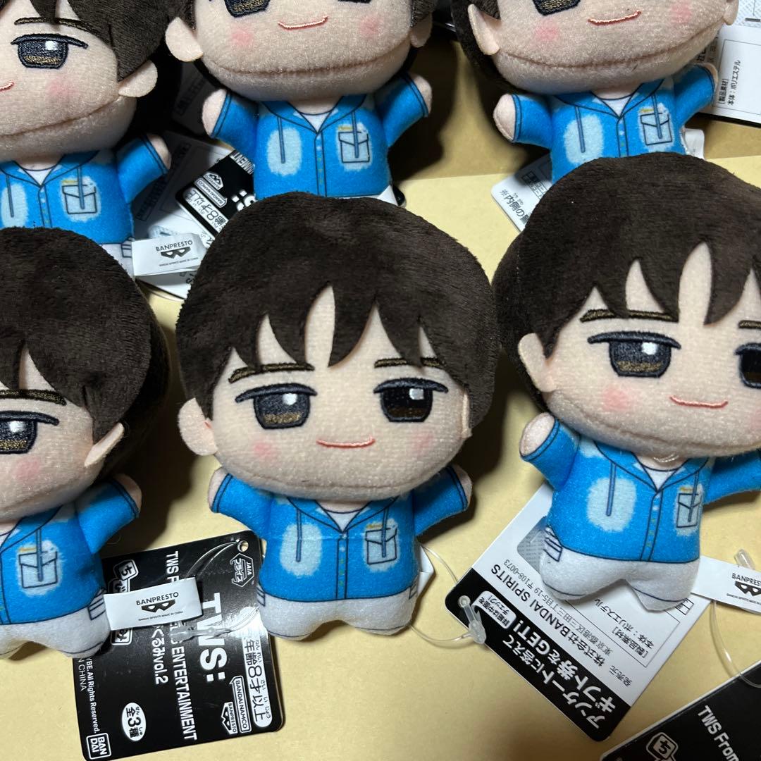 ナムコ限定 TWS トゥアス ちびぐるみ KYUNGMNギョンミン 9個セット