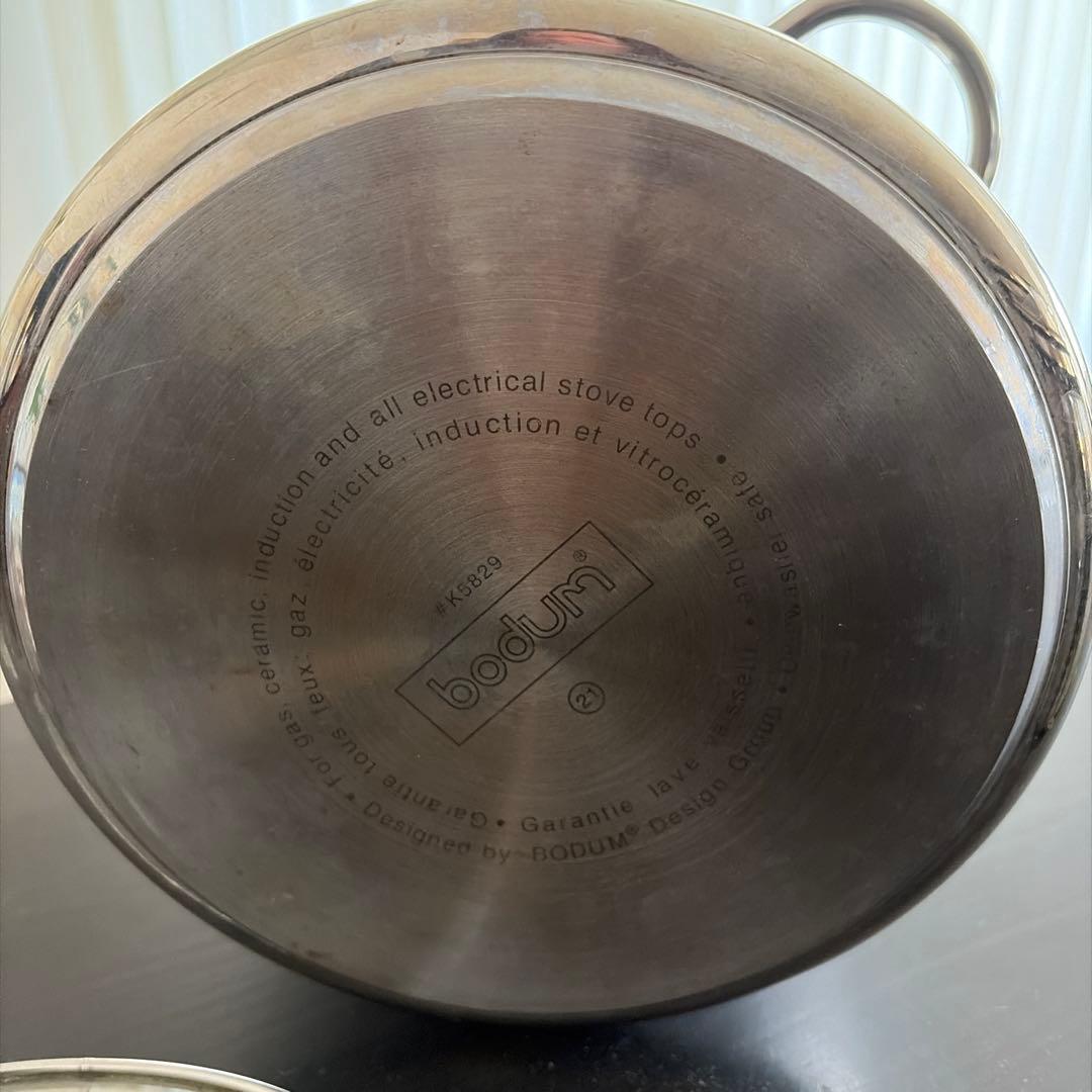 bodum ボダム　ステンレス鍋　蒸し器　シャンボール　寸胴鍋　IH可