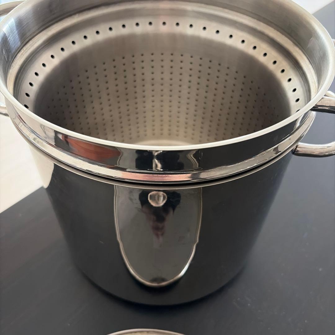 bodum ボダム　ステンレス鍋　蒸し器　シャンボール　寸胴鍋　IH可