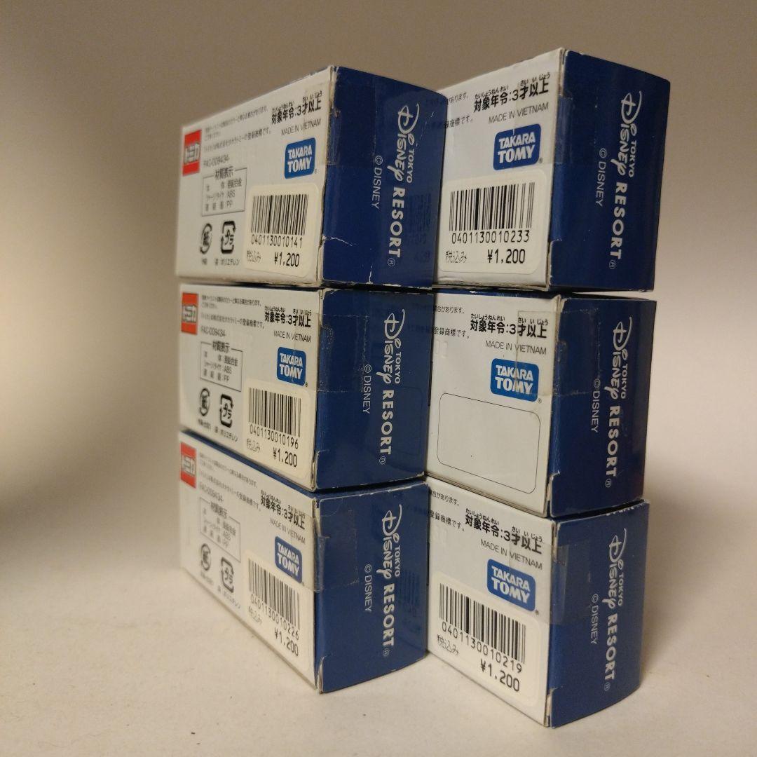 トミカ ミニカー ディズニー リゾートライン SEA15th 6両セット