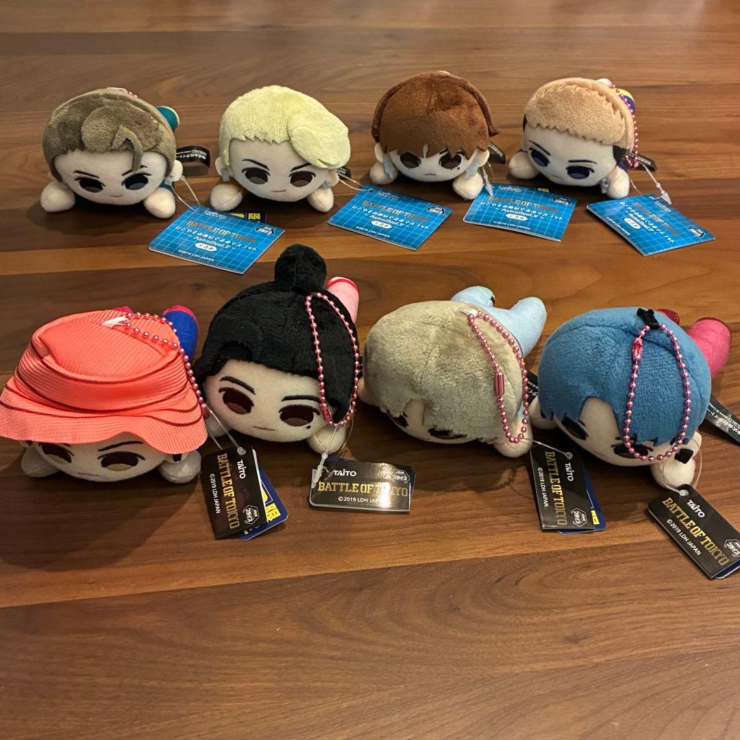 バトルオブトーキョー　アストロナイン　ひとやすみぬいぐるみマスコット　8種セット
