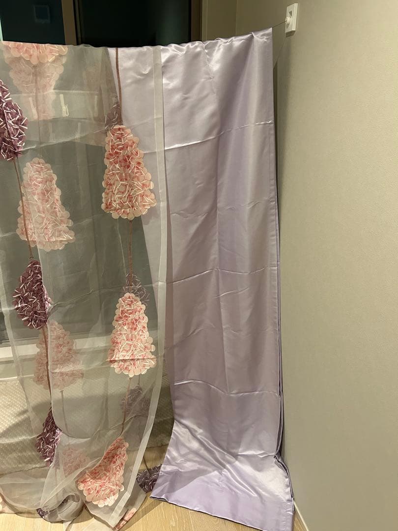 最終価格　激安！高級オーダーカーテン　マナトレーディング　パステルパープル