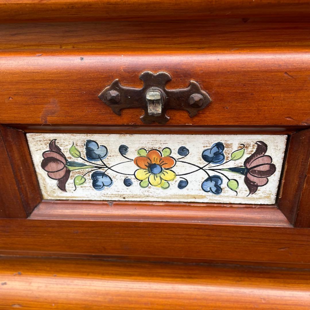 希少　廃盤　アクタス バレンシア ACTUS タイル チェスト スペイン 天然木