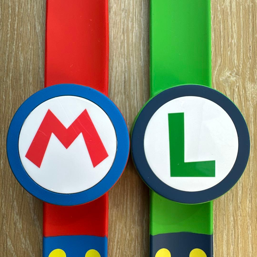 USJ パワーアップバンド マリオ ルイージ 2本セット 箱あり キー取得済み