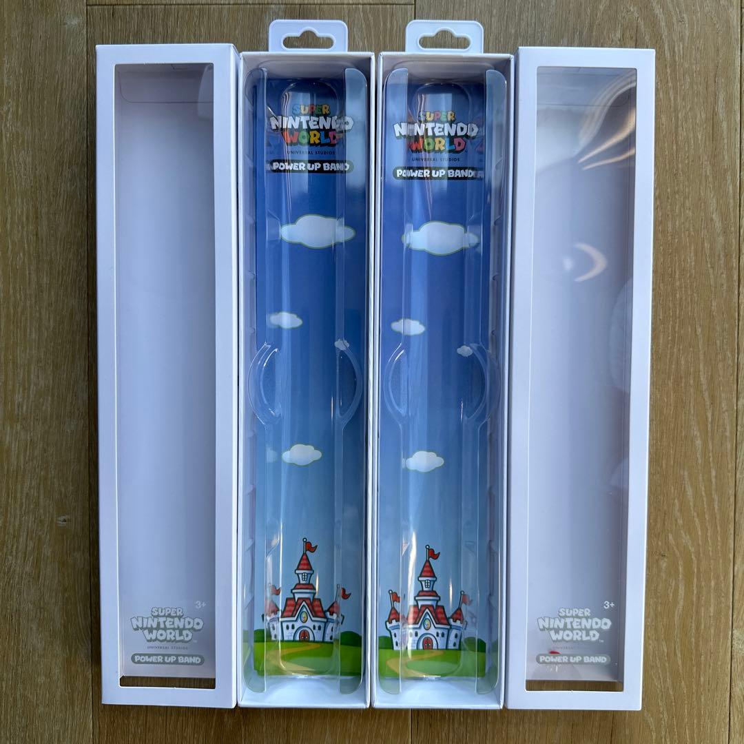 USJ パワーアップバンド マリオ ルイージ 2本セット 箱あり キー取得済み
