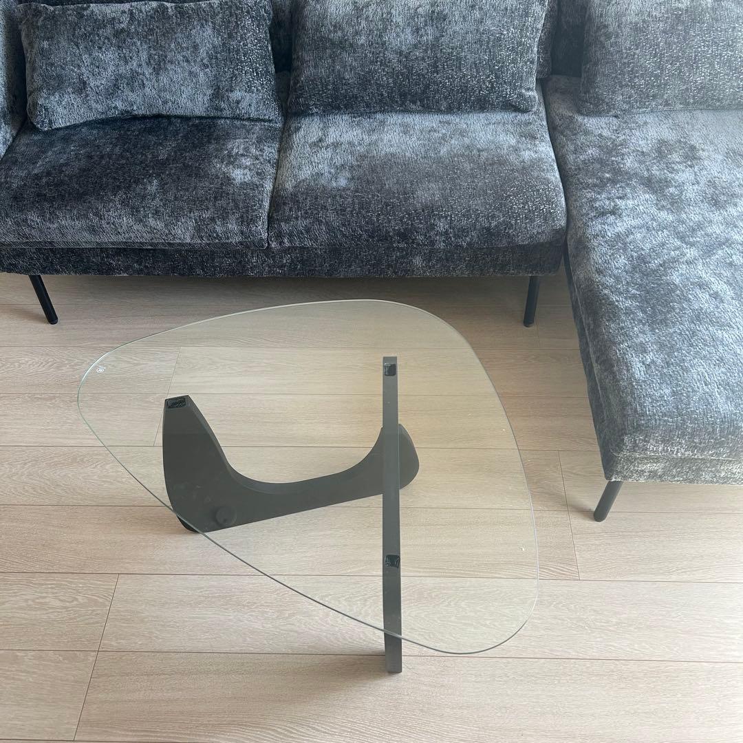 スモーキーブラック　 L字型ソファ 3人掛け　カウチソファー　ソファ