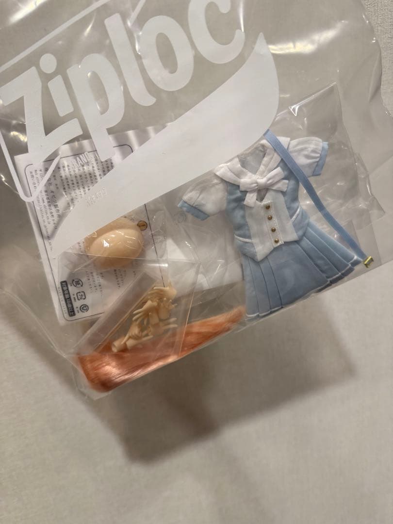 山本珠千花　シャッフル企画　髪、服、ハンドなど（本体なし）　制服は新品未開封