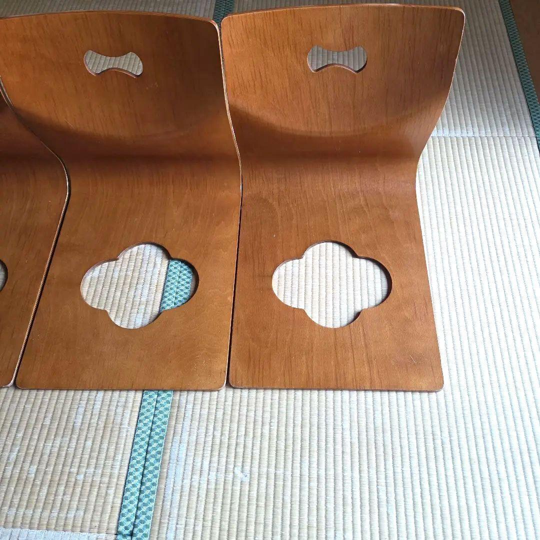 光製作所 HIKARI 木製座椅子4脚セット 曲げ木座椅子