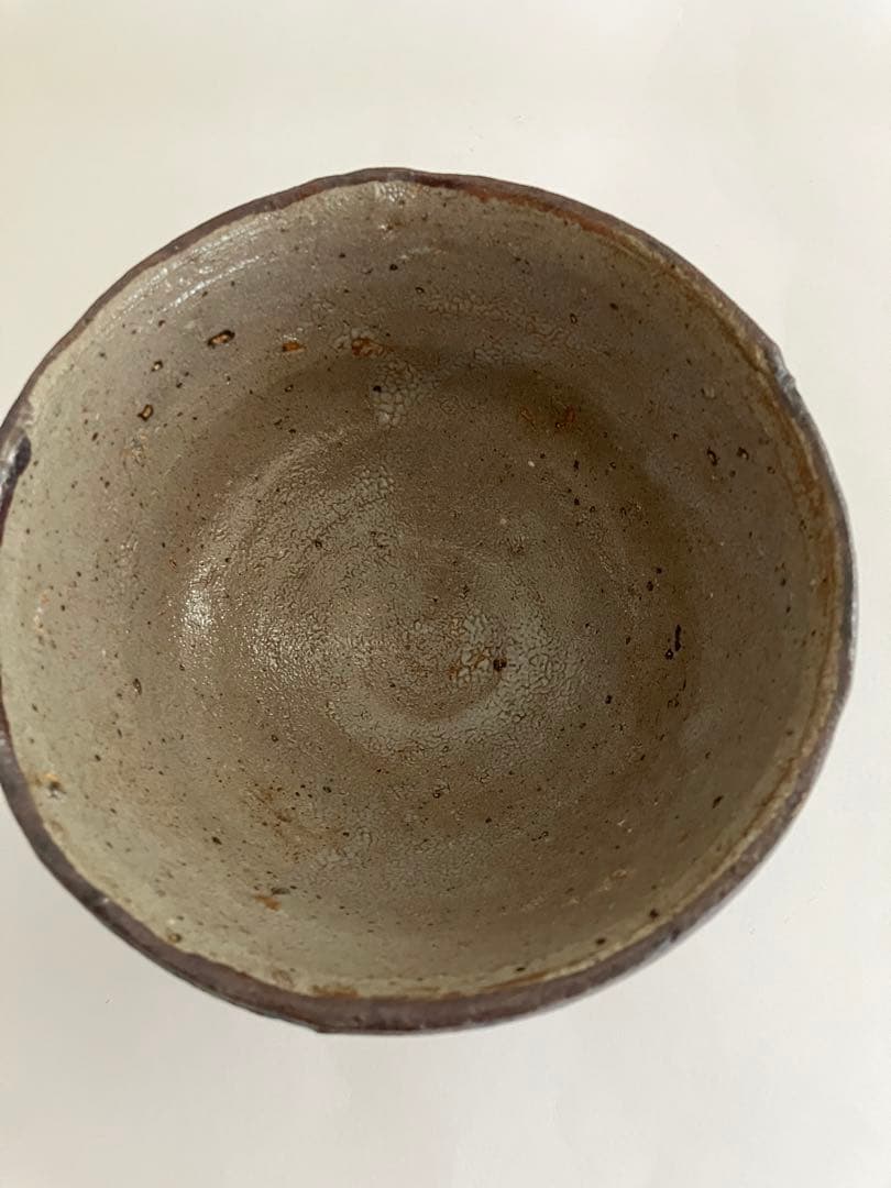 西岡　小十作　唐津　　皮鯨茶碗