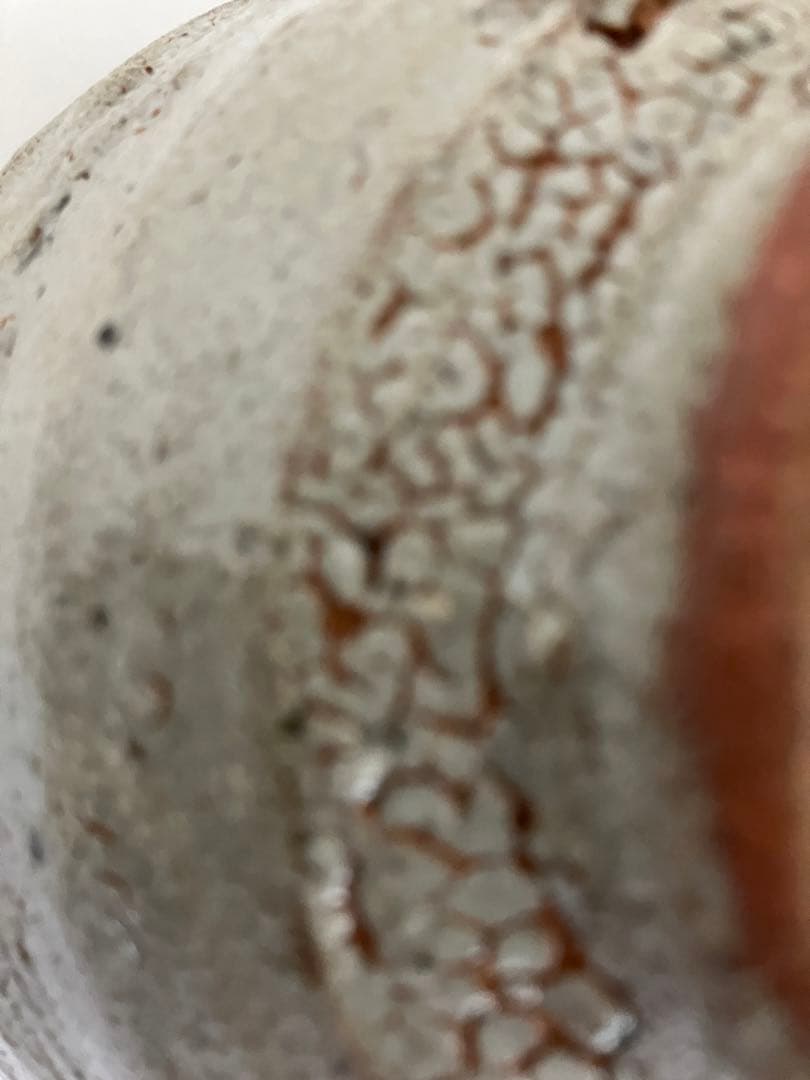 西岡　小十作　唐津　　皮鯨茶碗