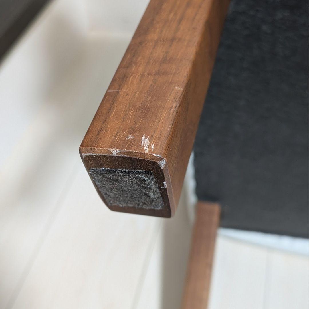 カリモク 本革 スツール オットマン 美品