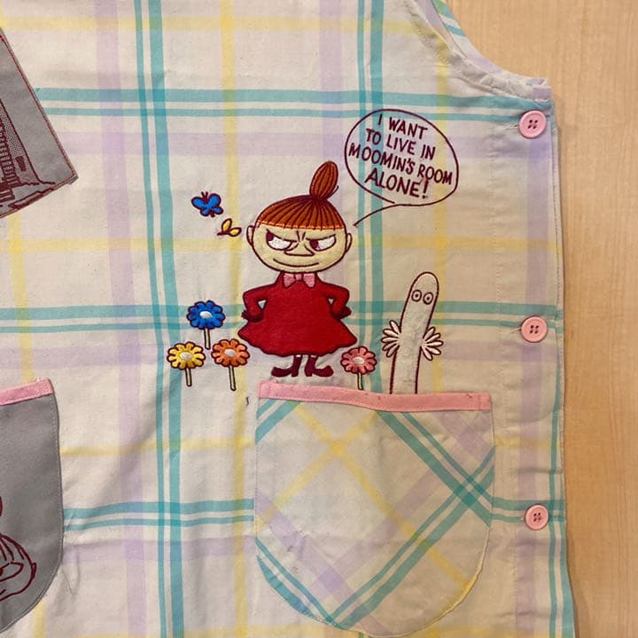エプロン　保育士　ムーミン　ミィ