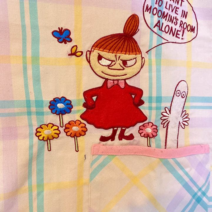 エプロン　保育士　ムーミン　ミィ