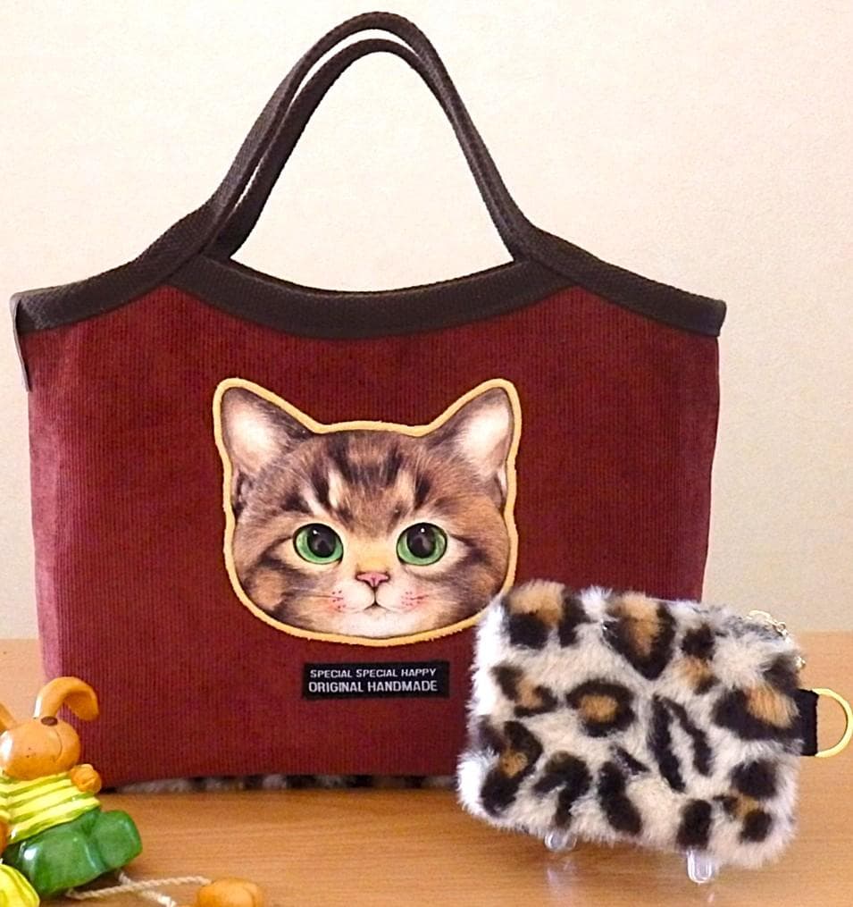 タックマチ付きトートバッグとトートバッグとふっくらポーチ他3点