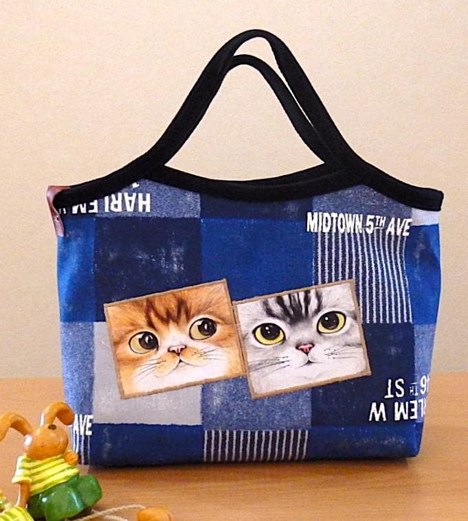 タックマチ付きトートバッグとトートバッグとふっくらポーチ他3点