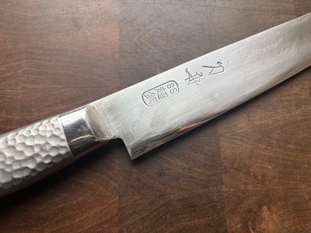 刀舟技研　エレガンスⅡ　切付　筋引240mm 8寸　包丁　ステンレス　洋包丁