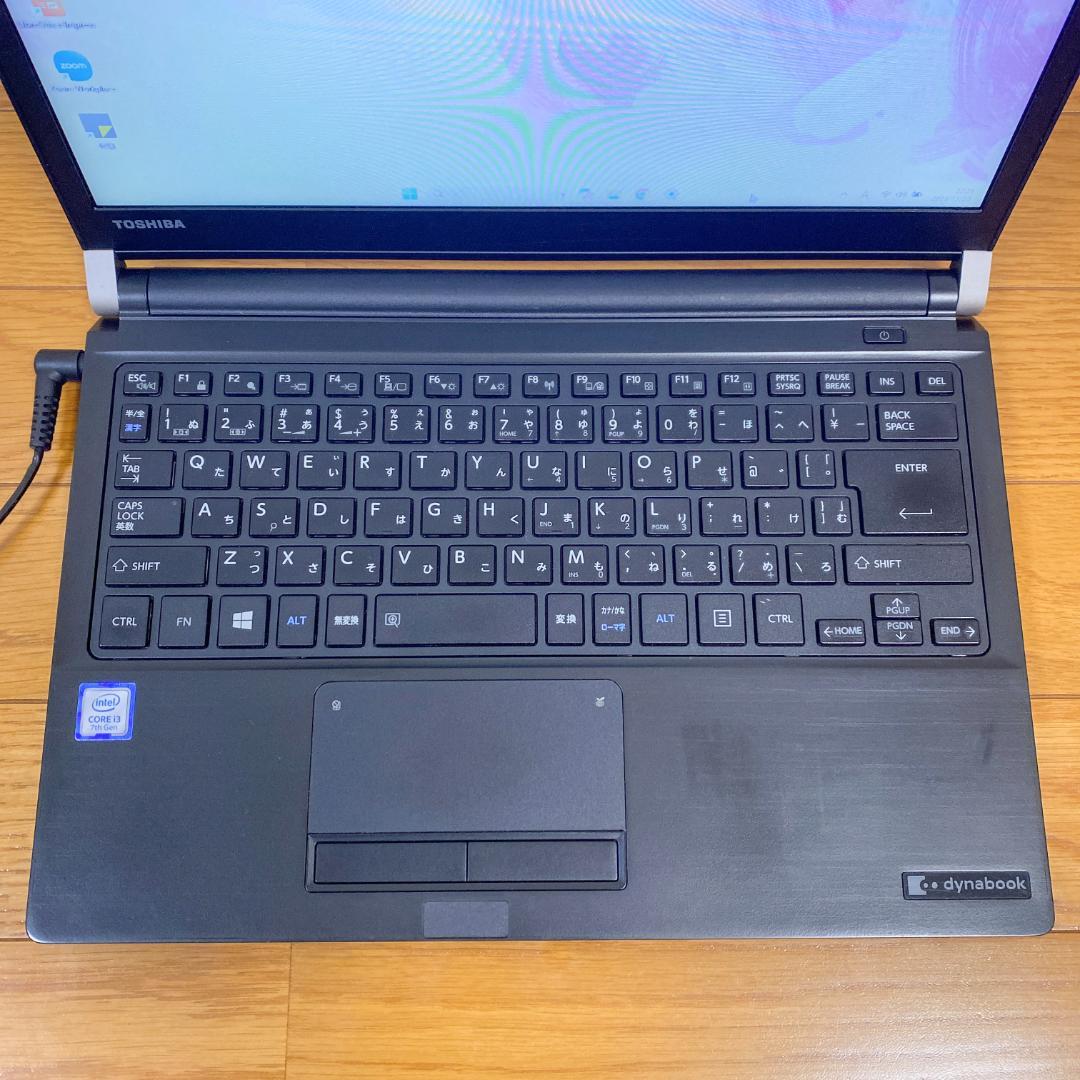 メモリ16 SSD256 7世代i3 すぐ使える東芝ノートパソコン 小型 軽量