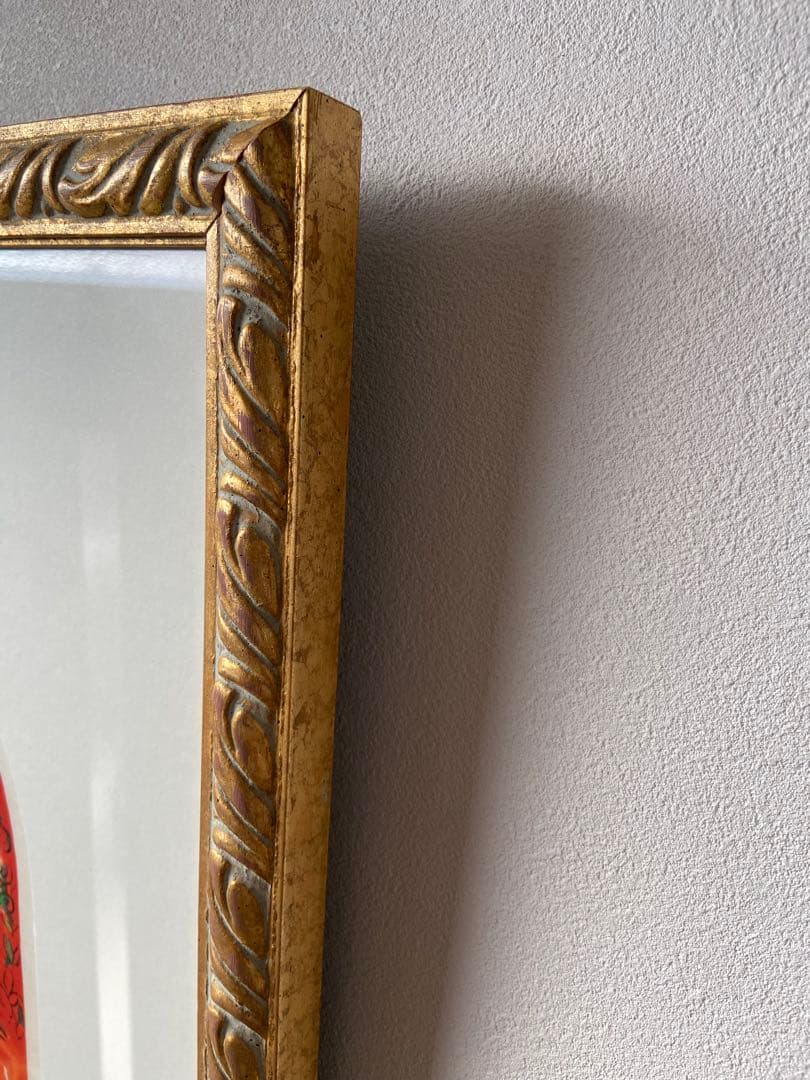 マルク•シャガール　「エルサレムウインドウ　ゼブロン族」　額　リトグラフ