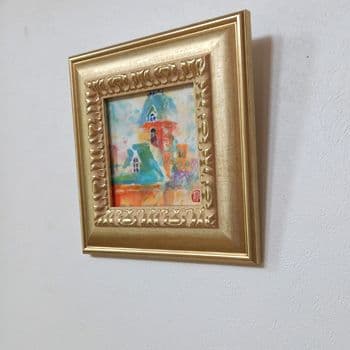 日本画ミニフレーム「 chateau」