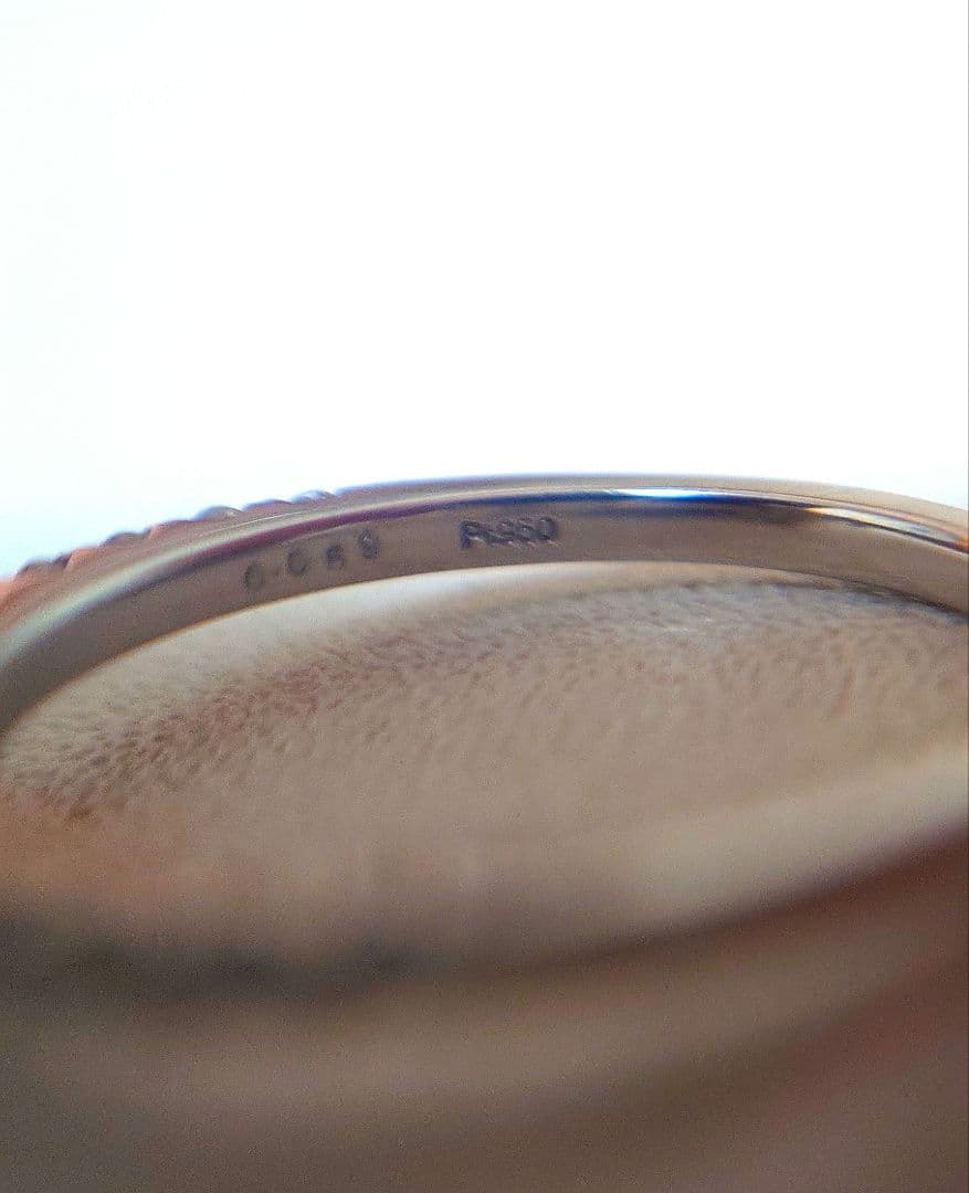 FANCY INTENSE PURPLISH PINK ピンクダイヤモンドリング