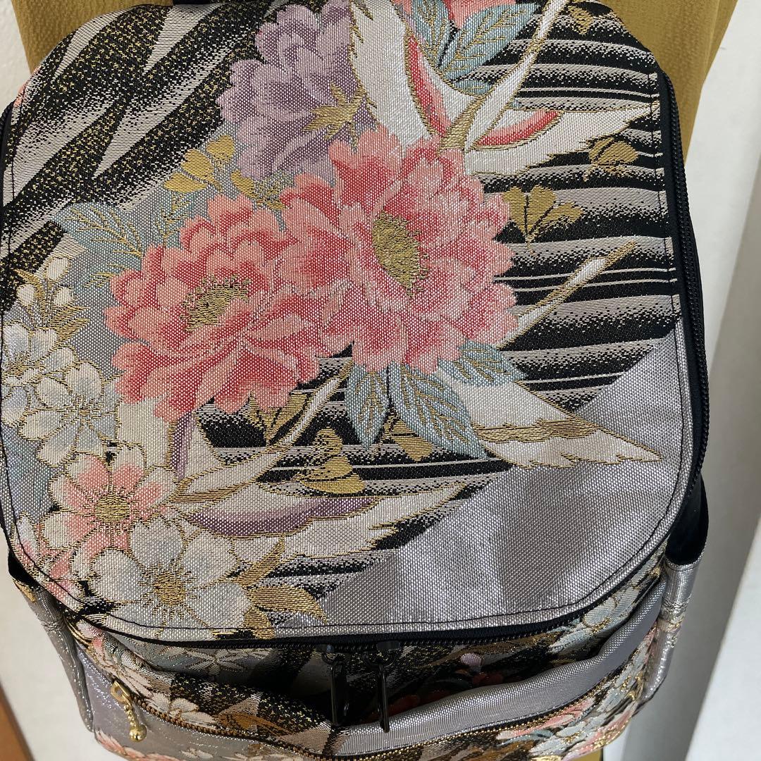 帯リメイクリュック 10-7