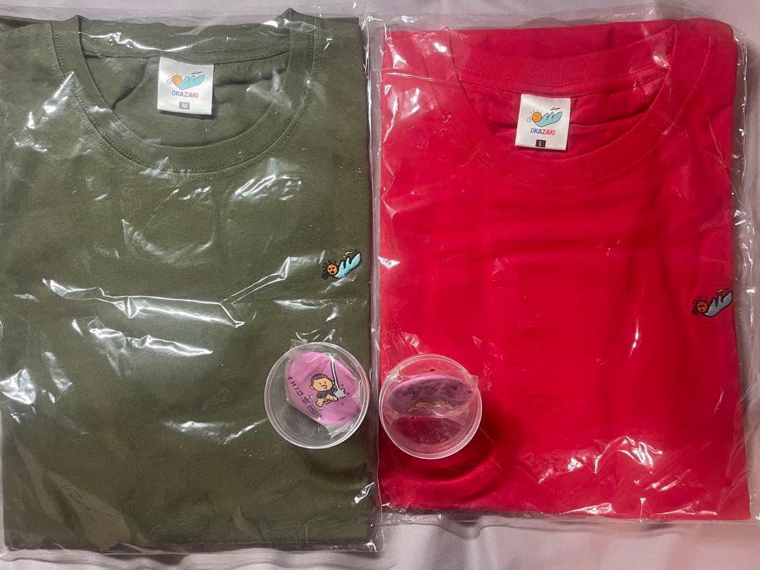 東海オンエ屋　シバッハ タバコくんTシャツセット＋缶バッチ2