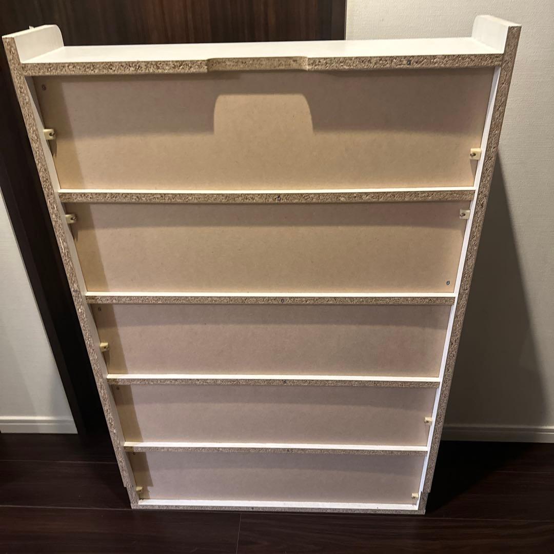 ホワイト 5段本棚 3/12まで掲載
