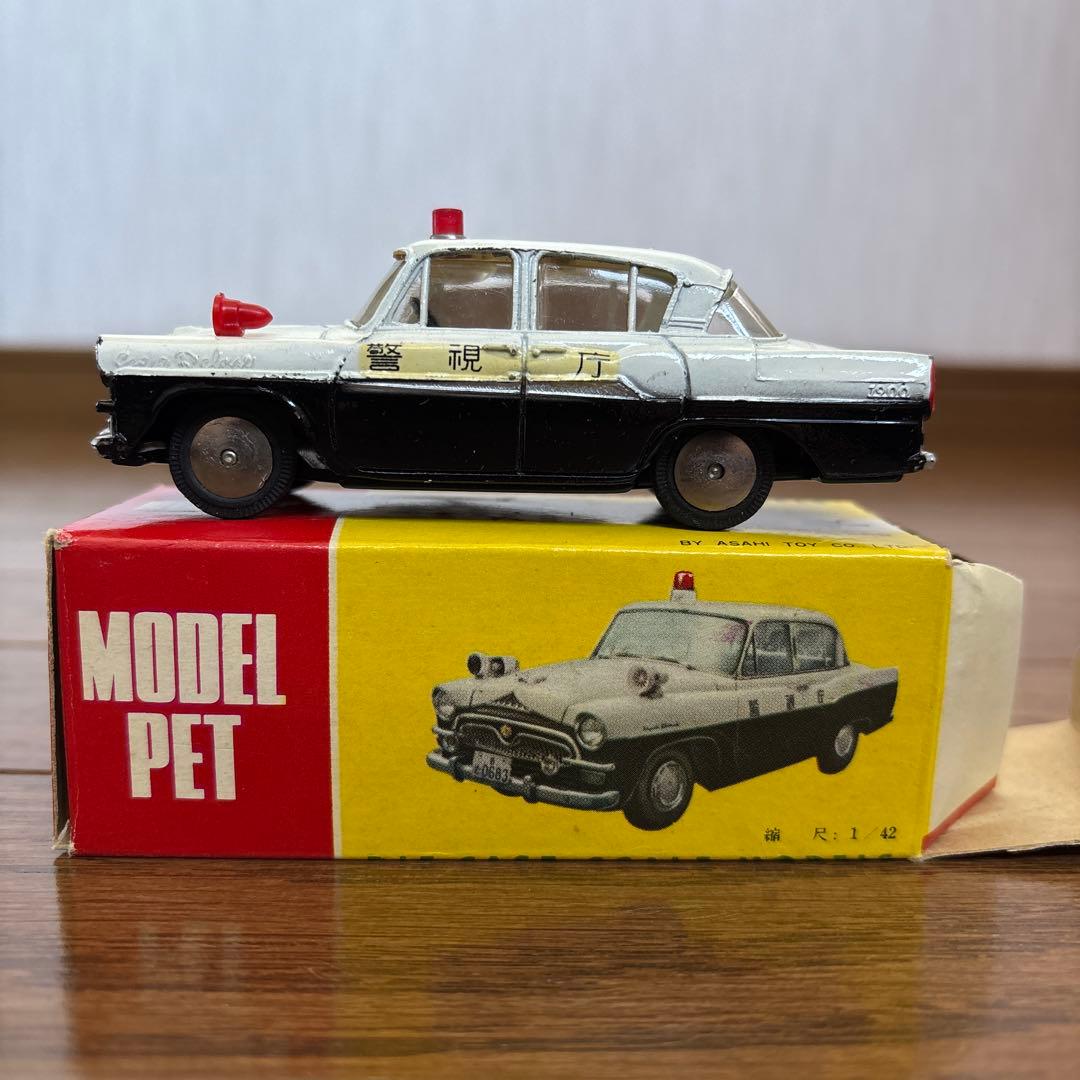 【貴重品】MODEL PET トヨペット クラウン パトカー NO.12SP