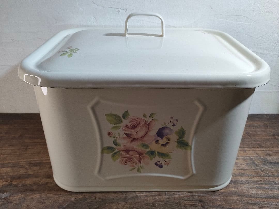 イマン イザベラ ブレッドケース 角ストッカー ホーロー保存容器 未使用