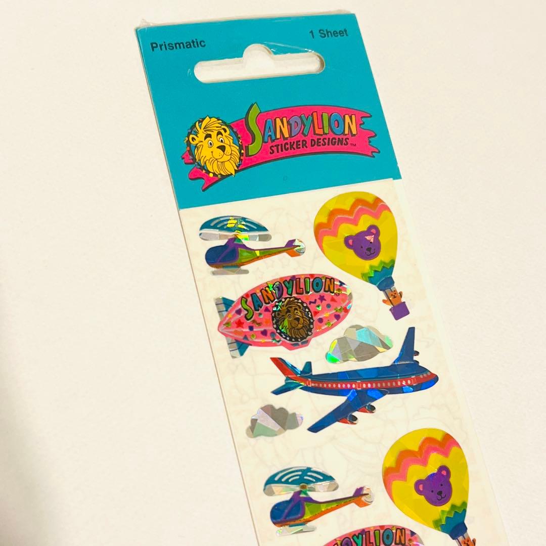 サンディライオン　SANDYLION　クマ　グリッター　ステッカー　シール