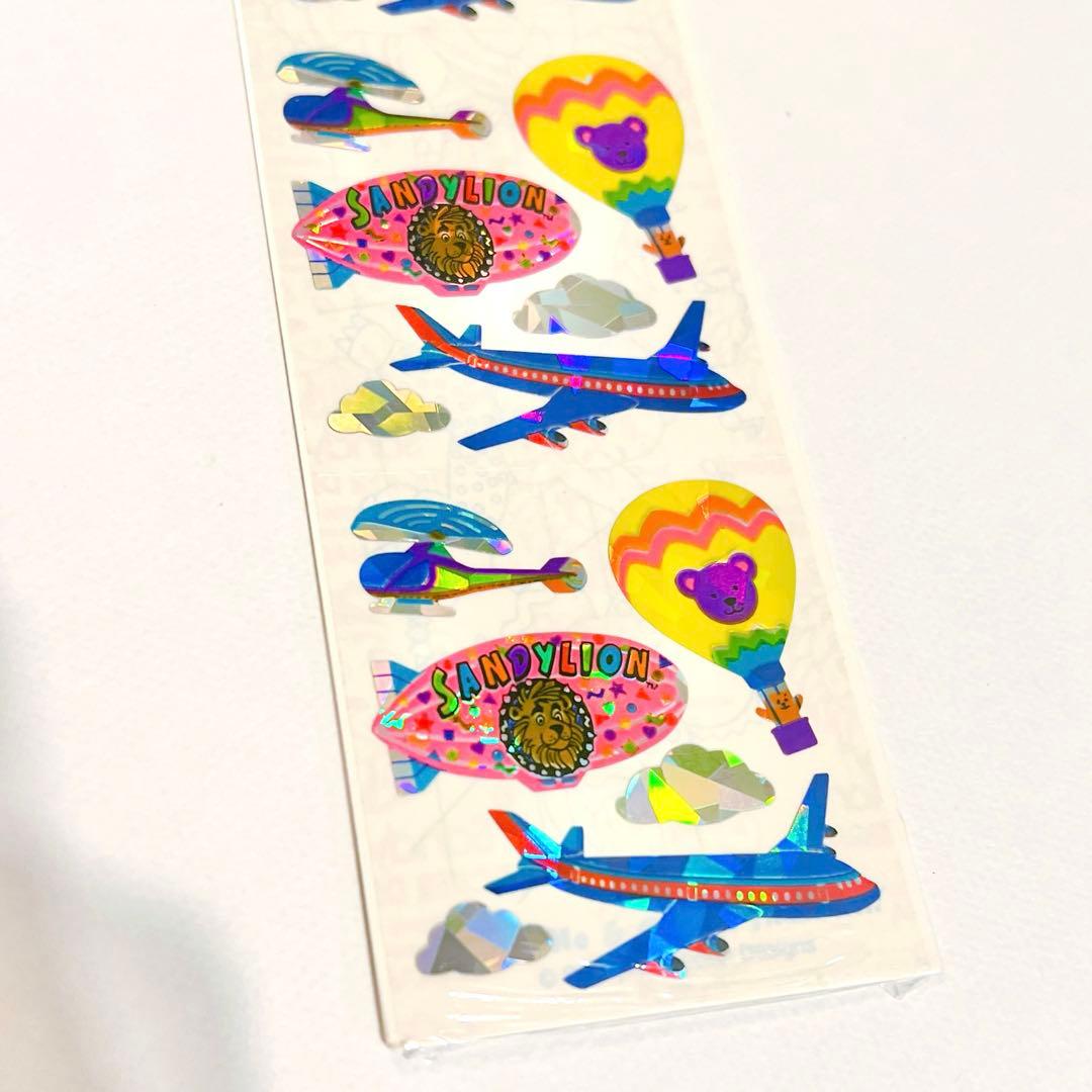 サンディライオン　SANDYLION　クマ　グリッター　ステッカー　シール