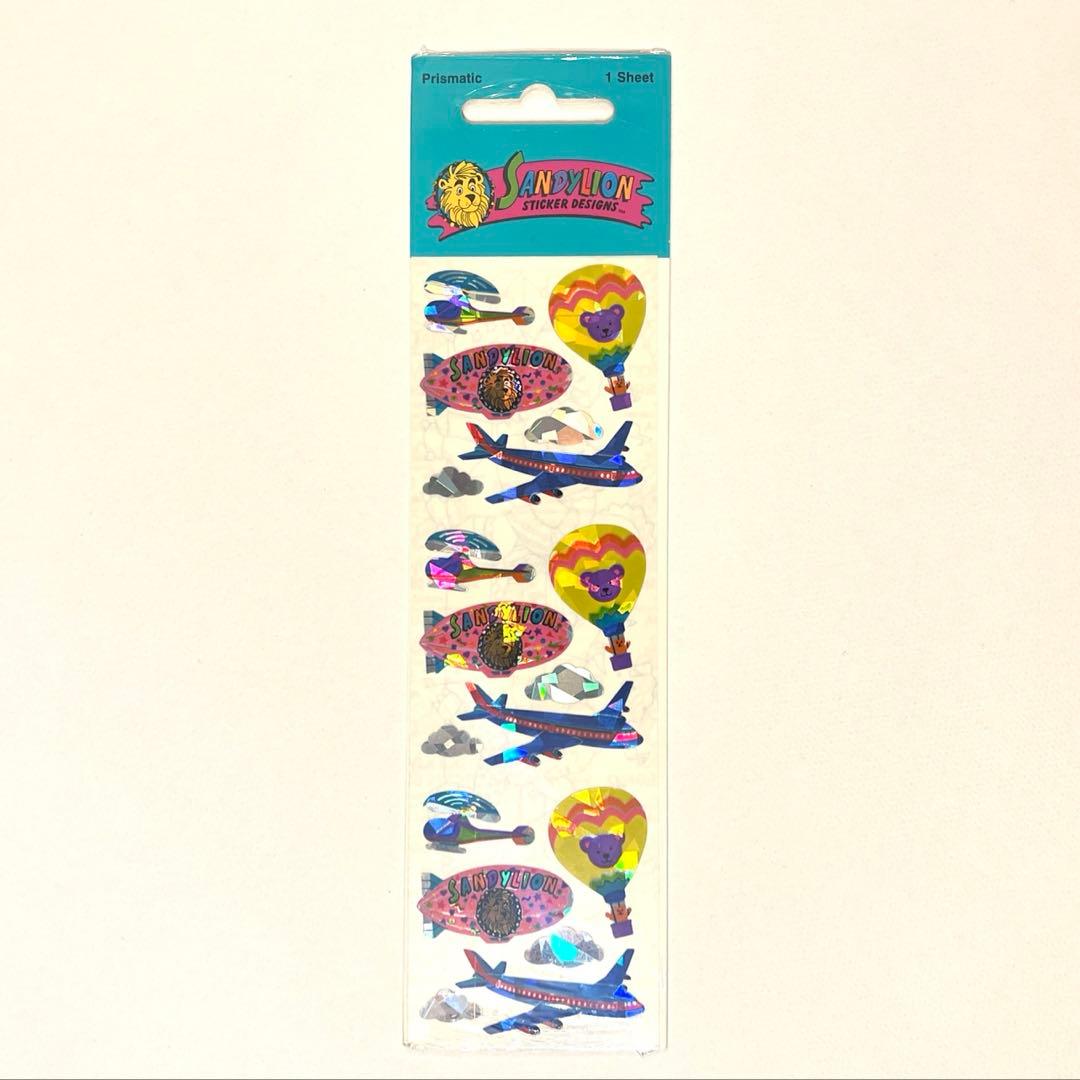 サンディライオン　SANDYLION　クマ　グリッター　ステッカー　シール