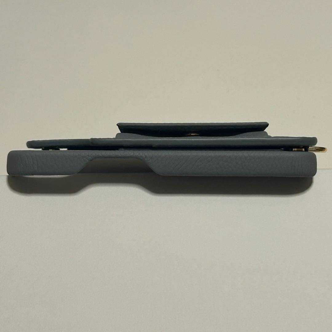 【新品】デミュウDEMIU スマホケース グレー iPhone14/16e