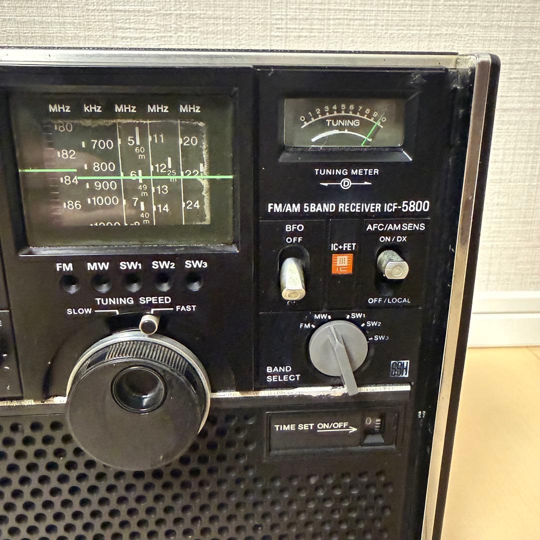 SONY ICF-5800 スカイセンサー　動作確認済み