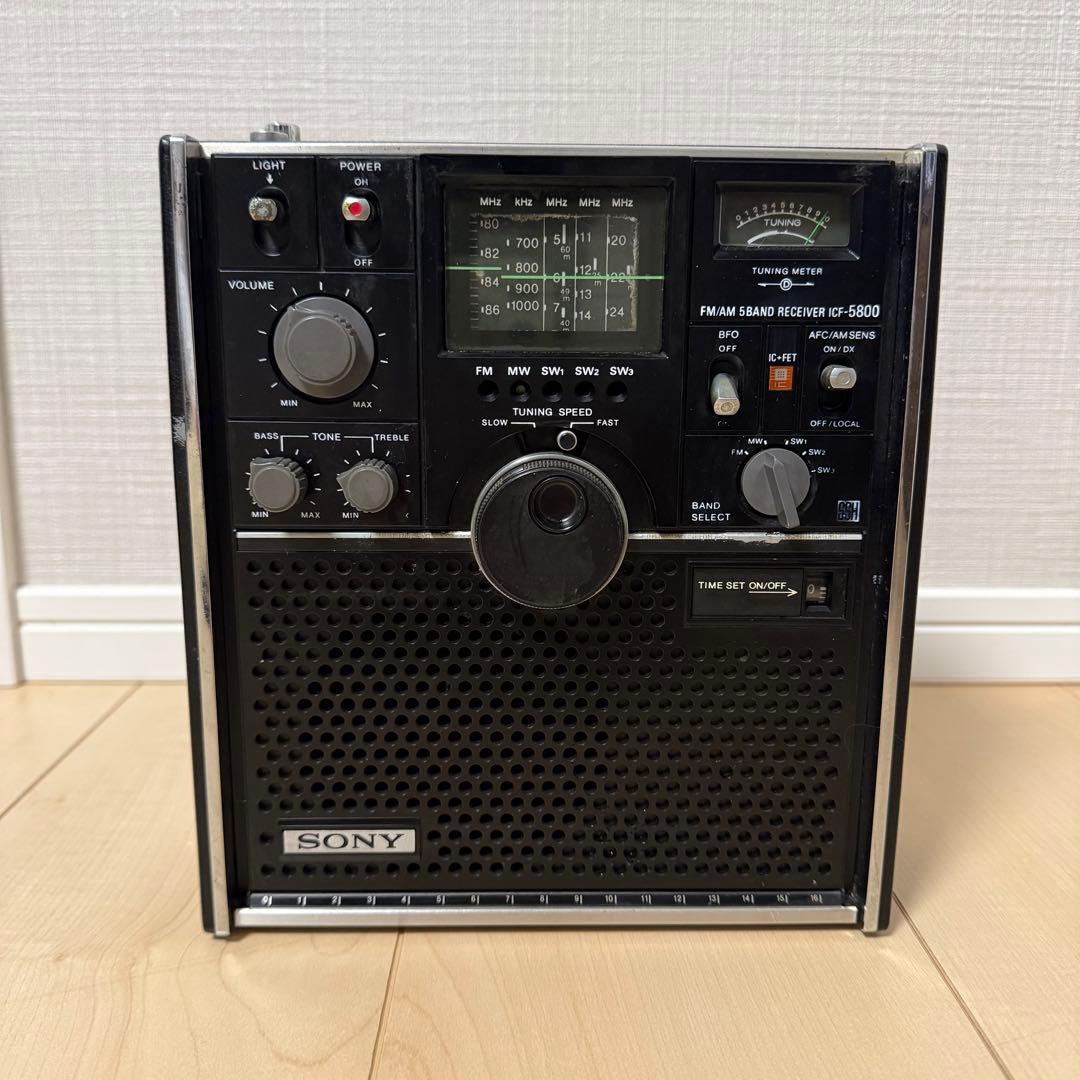 SONY ICF-5800 スカイセンサー　動作確認済み