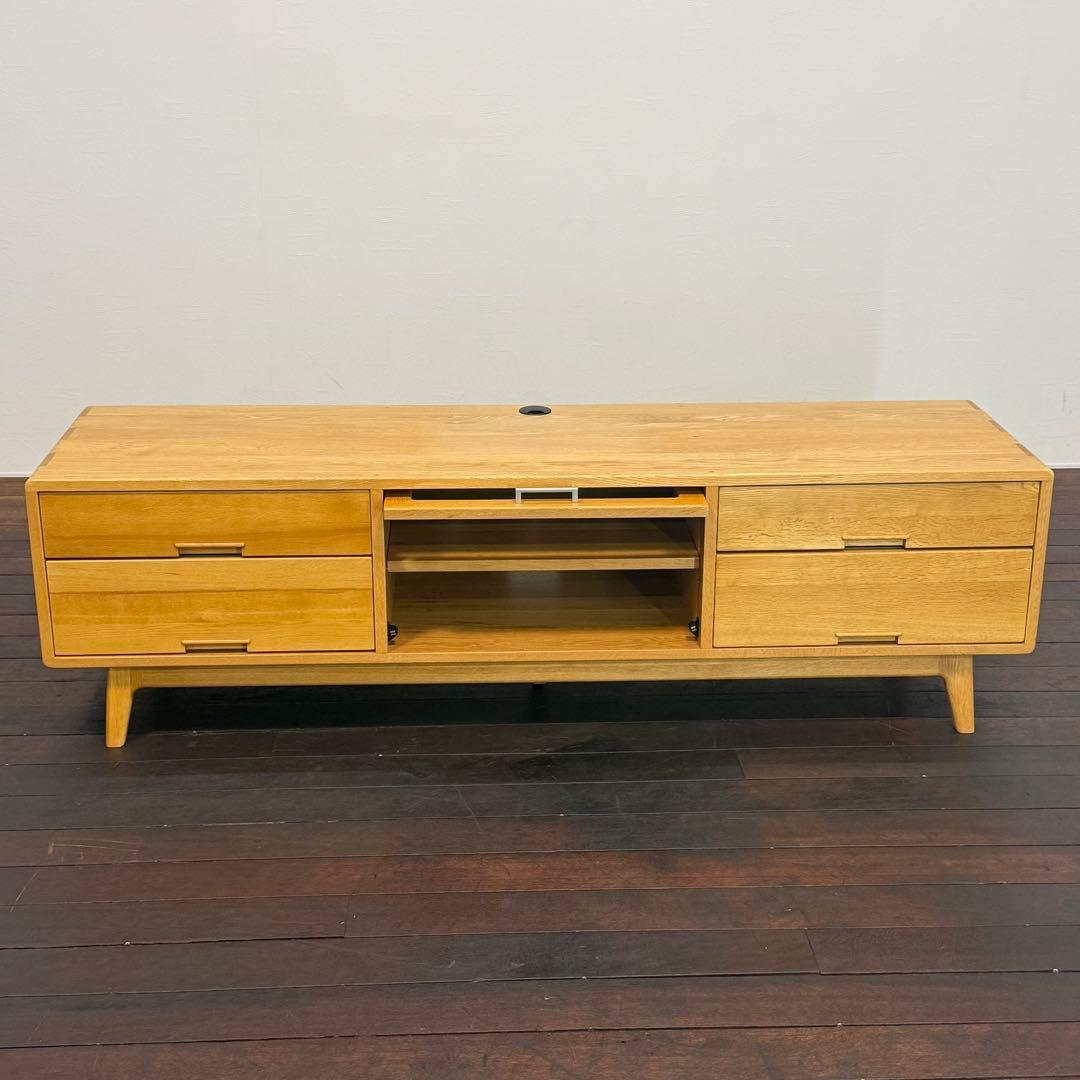 H22C19a 展示品 起立木工 Nordy ノルディ テレビボード オーク無垢