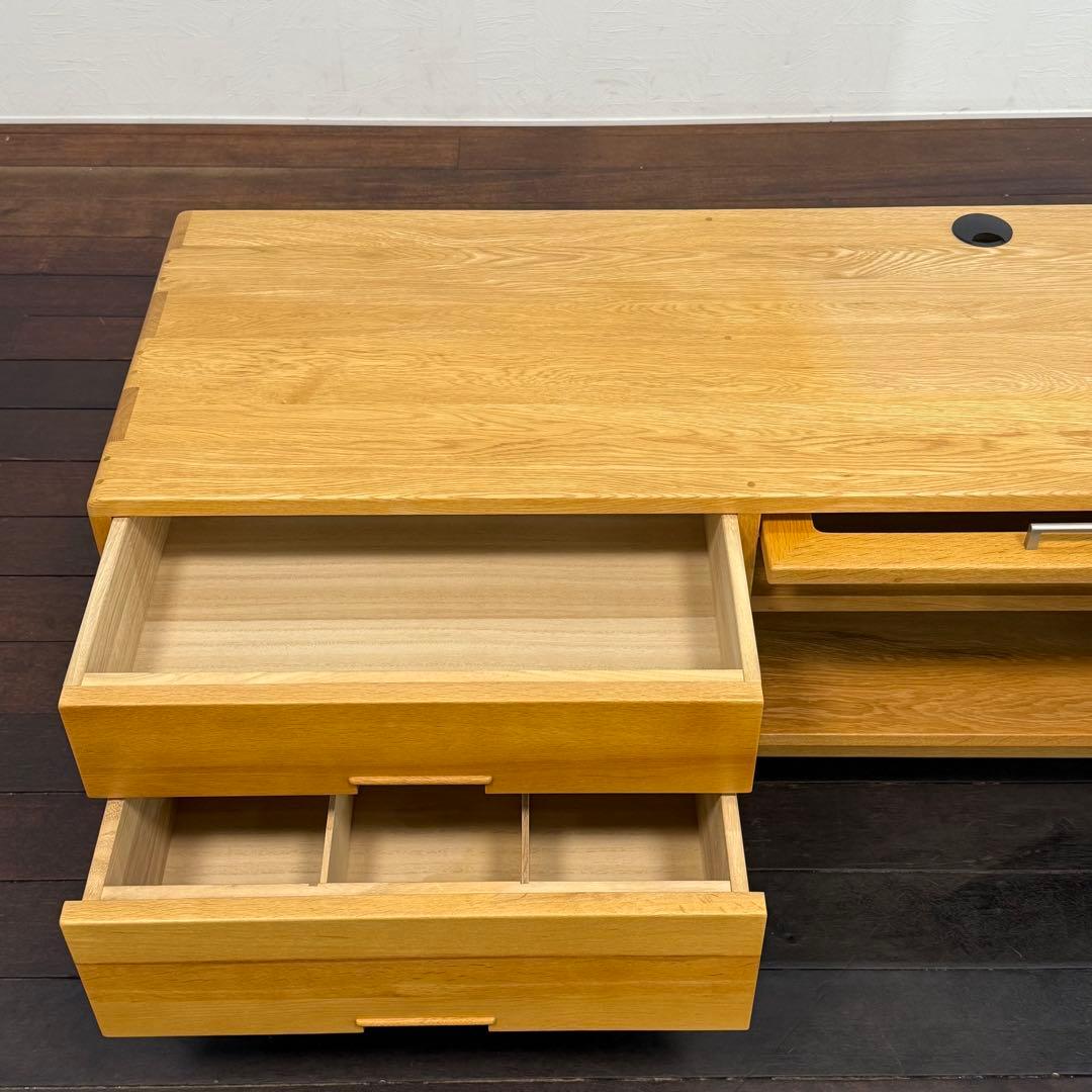 H22C19a 展示品 起立木工 Nordy ノルディ テレビボード オーク無垢
