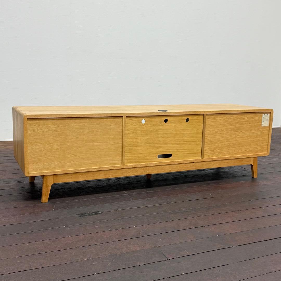 H22C19a 展示品 起立木工 Nordy ノルディ テレビボード オーク無垢